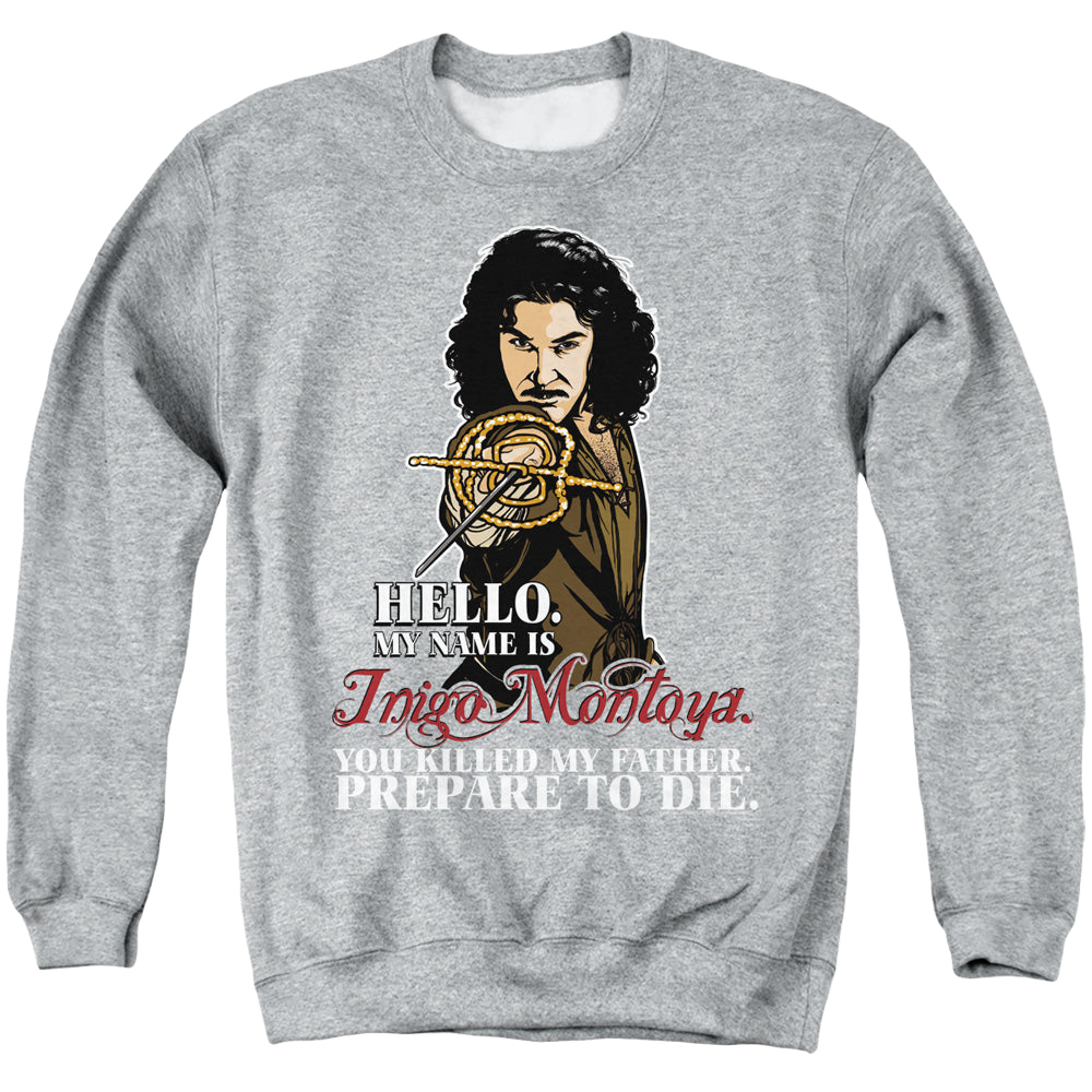 Princess Bride, The Hello - Men's Crewneck Sweatshirt Men's Crewneck Sweatshirt The Princess Bride