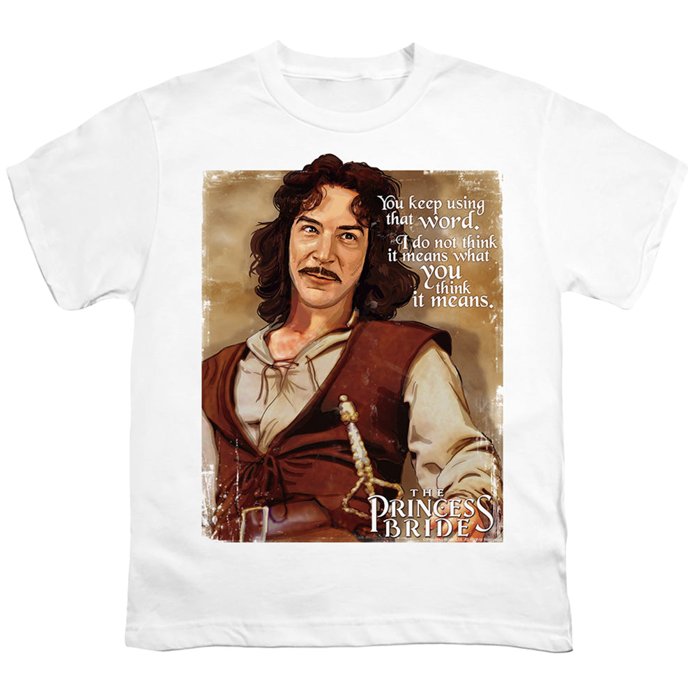 Princess Bride, The Word - Youth T-Shirt Youth T-Shirt (Ages 8-12) The Princess Bride