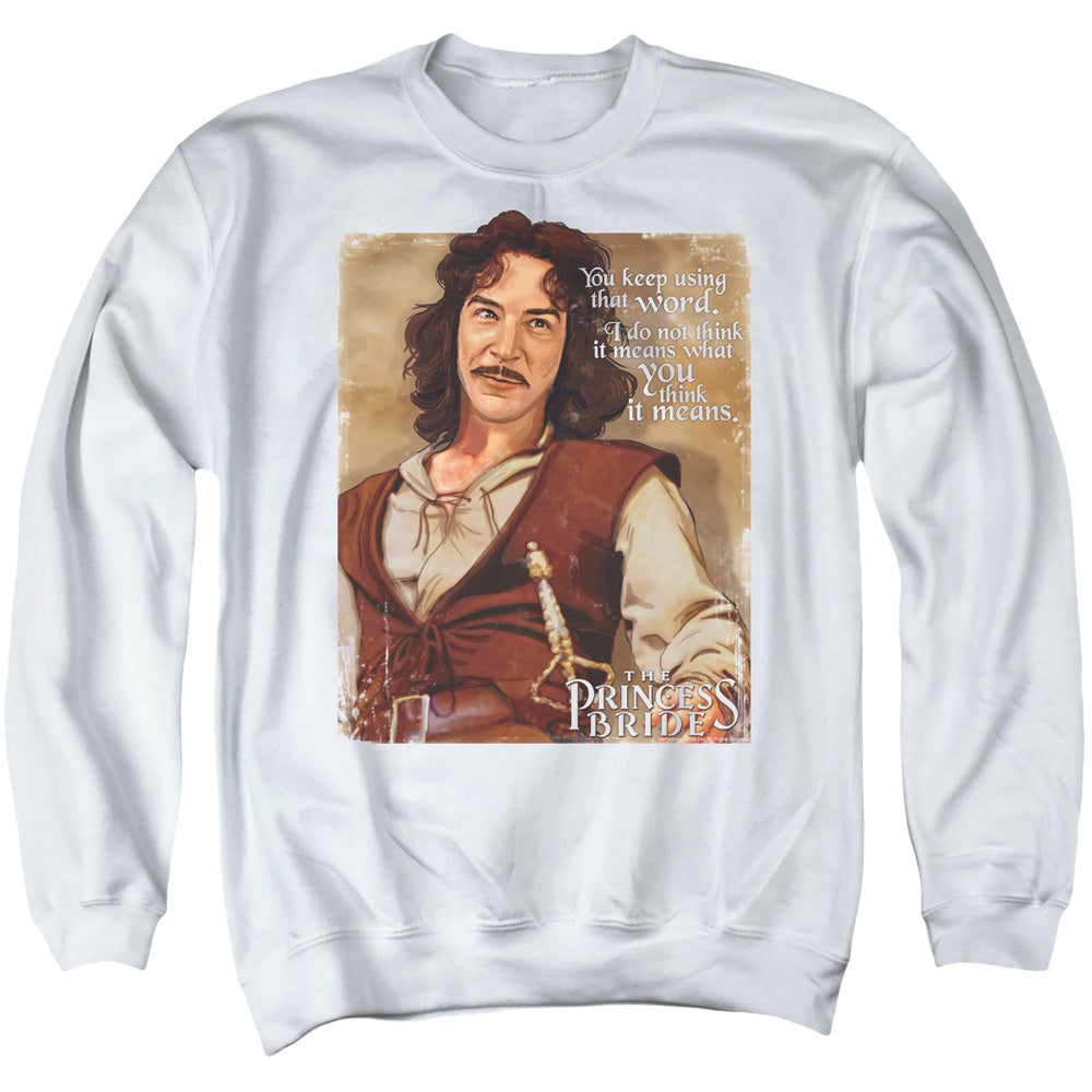 Princess Bride, The Word - Men's Crewneck Sweatshirt Men's Crewneck Sweatshirt The Princess Bride
