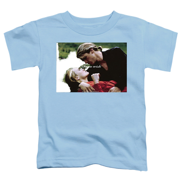 Light blue toddler t-shirt with The Princess Bride As You Wish graphic