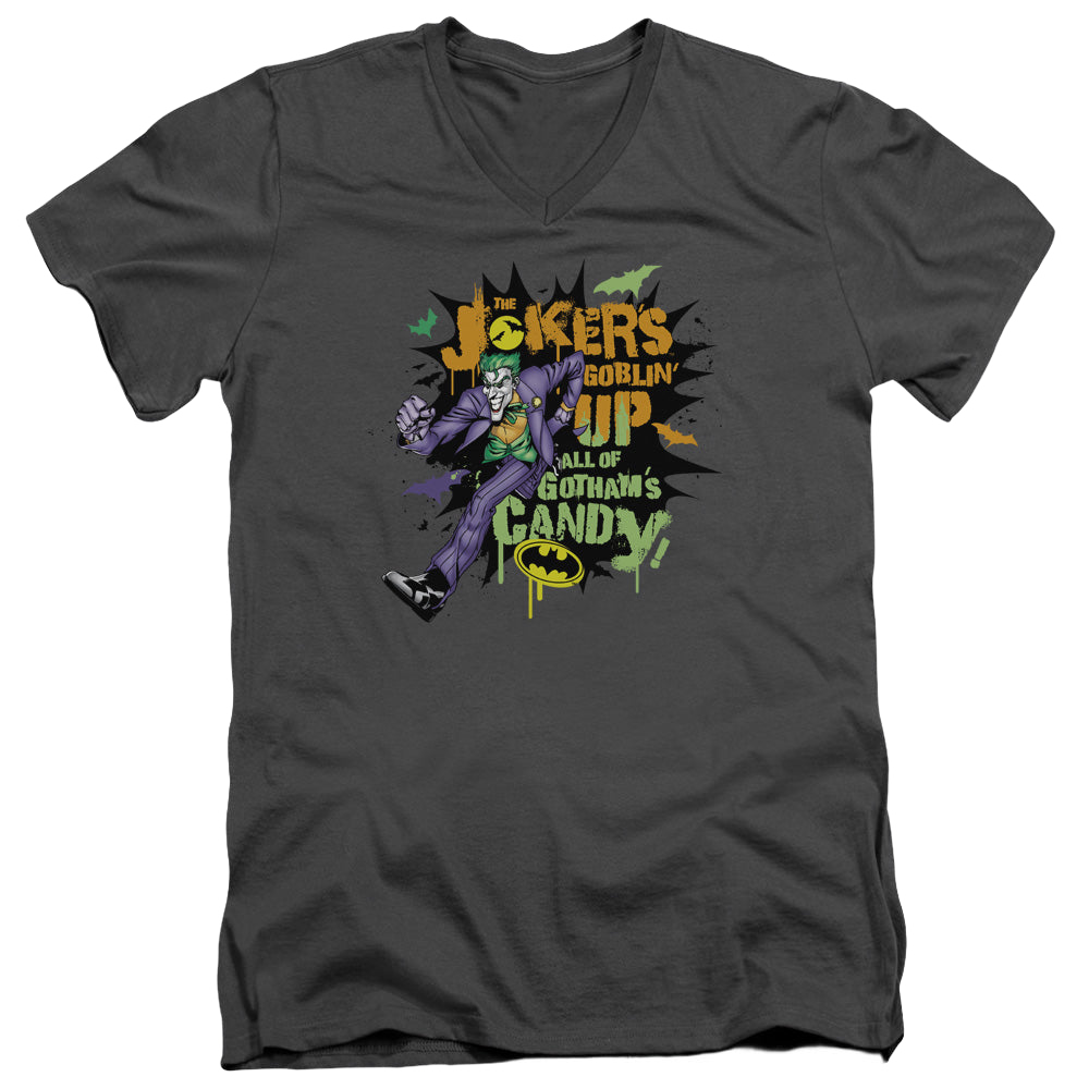 DC Batman Goblin Candy - Men's V-Neck T-Shirt Men's V-Neck T-Shirt Batman