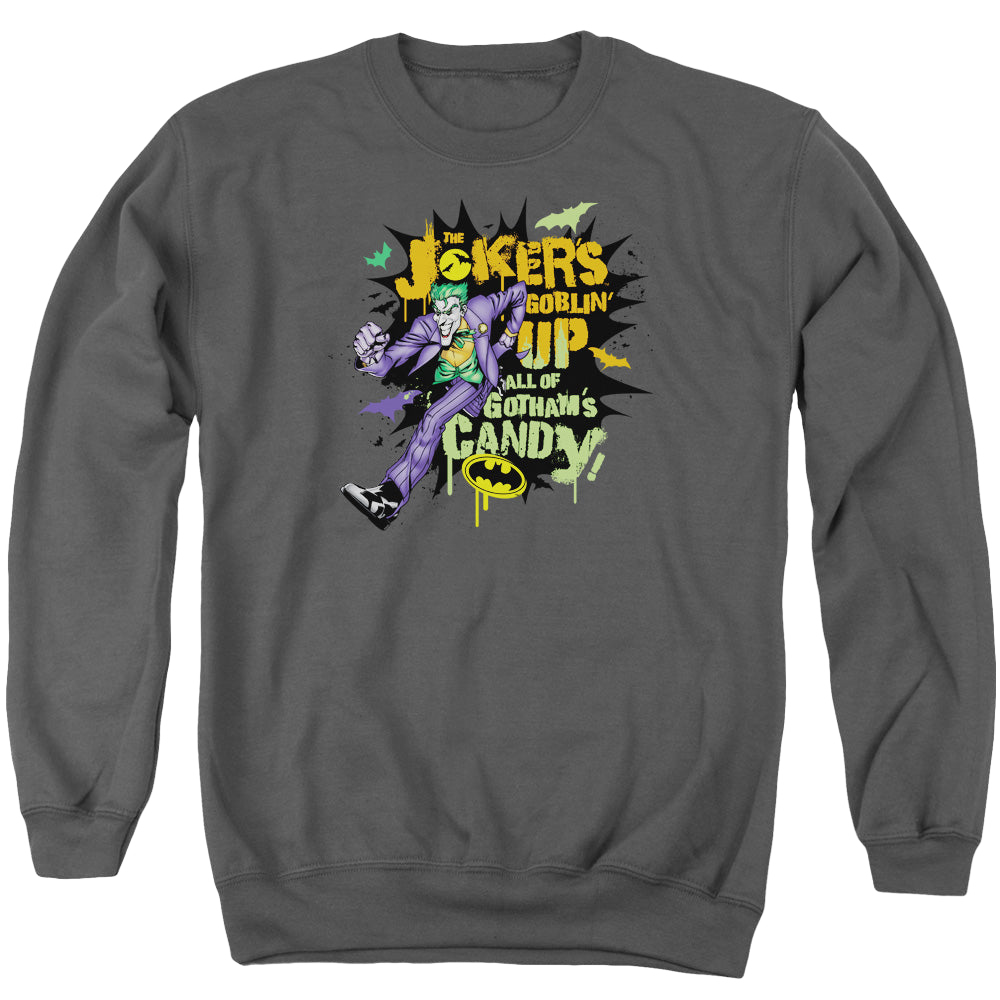 DC Batman Goblin Candy - Men's Crewneck Sweatshirt Men's Crewneck Sweatshirt Batman