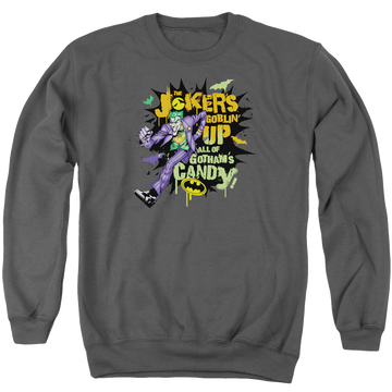 DC Batman Goblin Candy - Men's Crewneck Sweatshirt Men's Crewneck Sweatshirt Batman