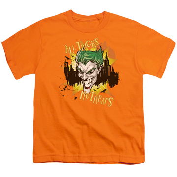 DC Batman All Tricks No Treats - Youth T-Shirt Youth T-Shirt (Ages 8-12) Batman