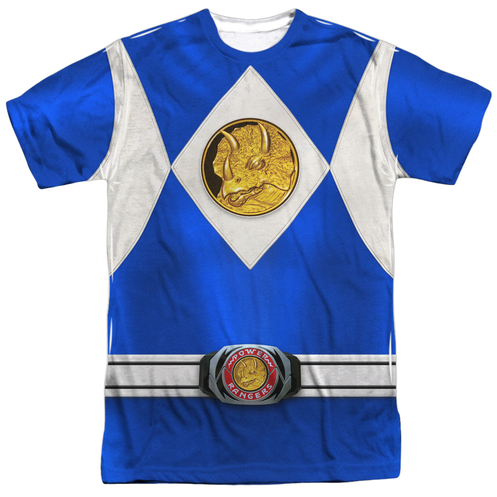 Mighty Morphin Power Rangers Blue Ranger Emblem - Men's All-Over Print T-Shirt Men's All-Over Print T-Shirt Power Rangers