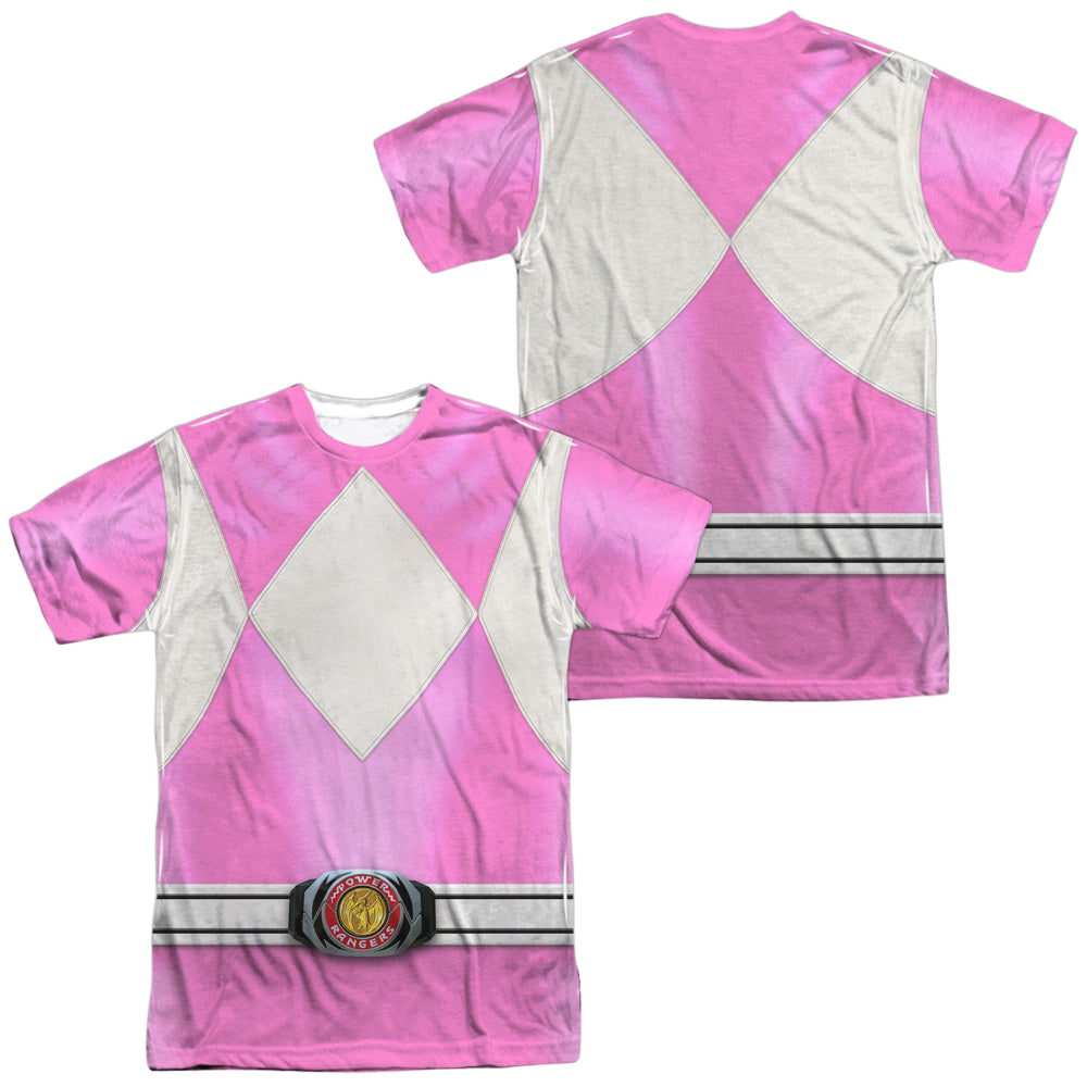 Mighty Morphin Power Rangers Pink Ranger (Front/Back Print) - Men's All-Over Print T-Shirt Men's All-Over Print T-Shirt Power Rangers