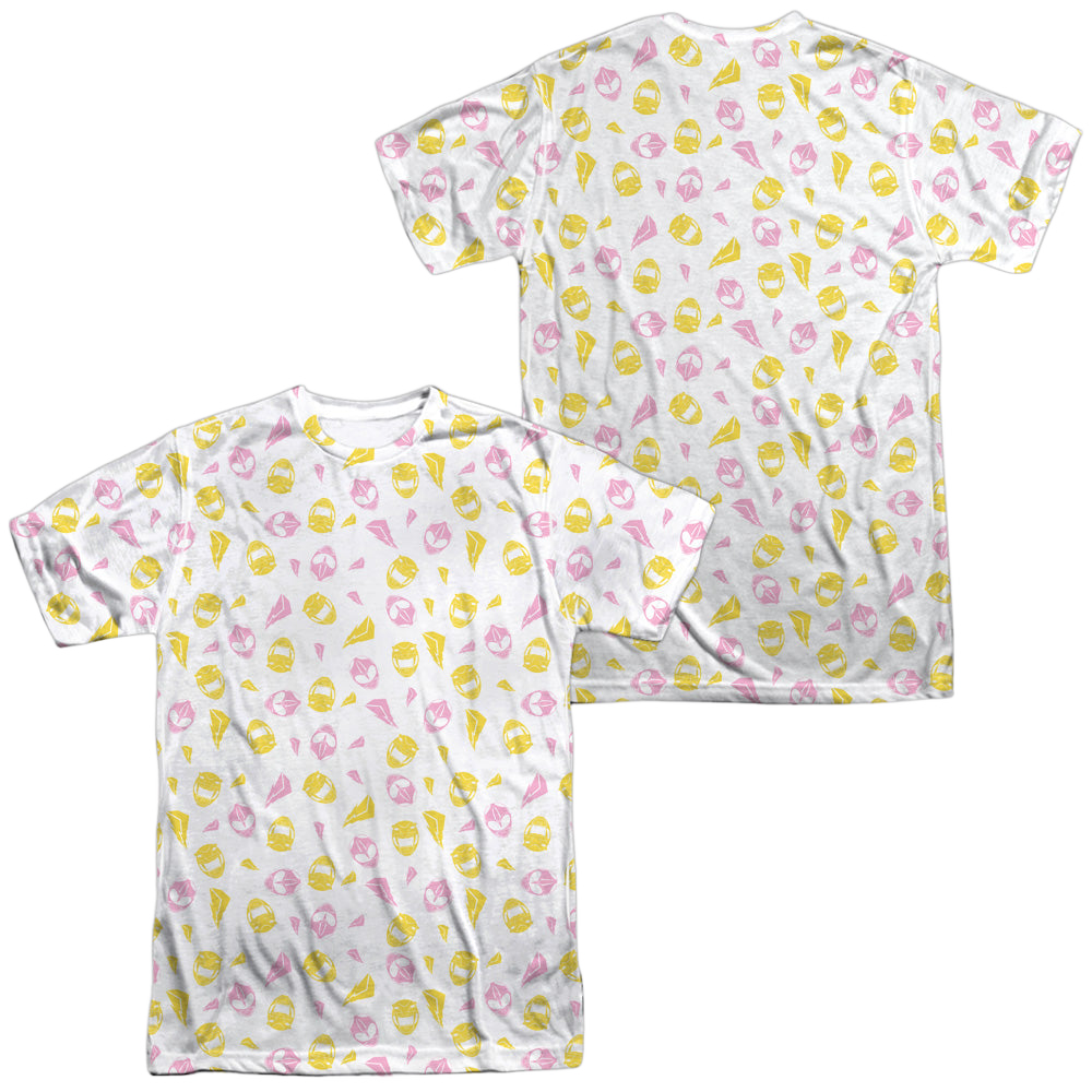 Mighty Morphin Power Rangers Grl Pwr (Front/Back Print) - Men's All-Over Print T-Shirt Men's All-Over Print T-Shirt Power Rangers