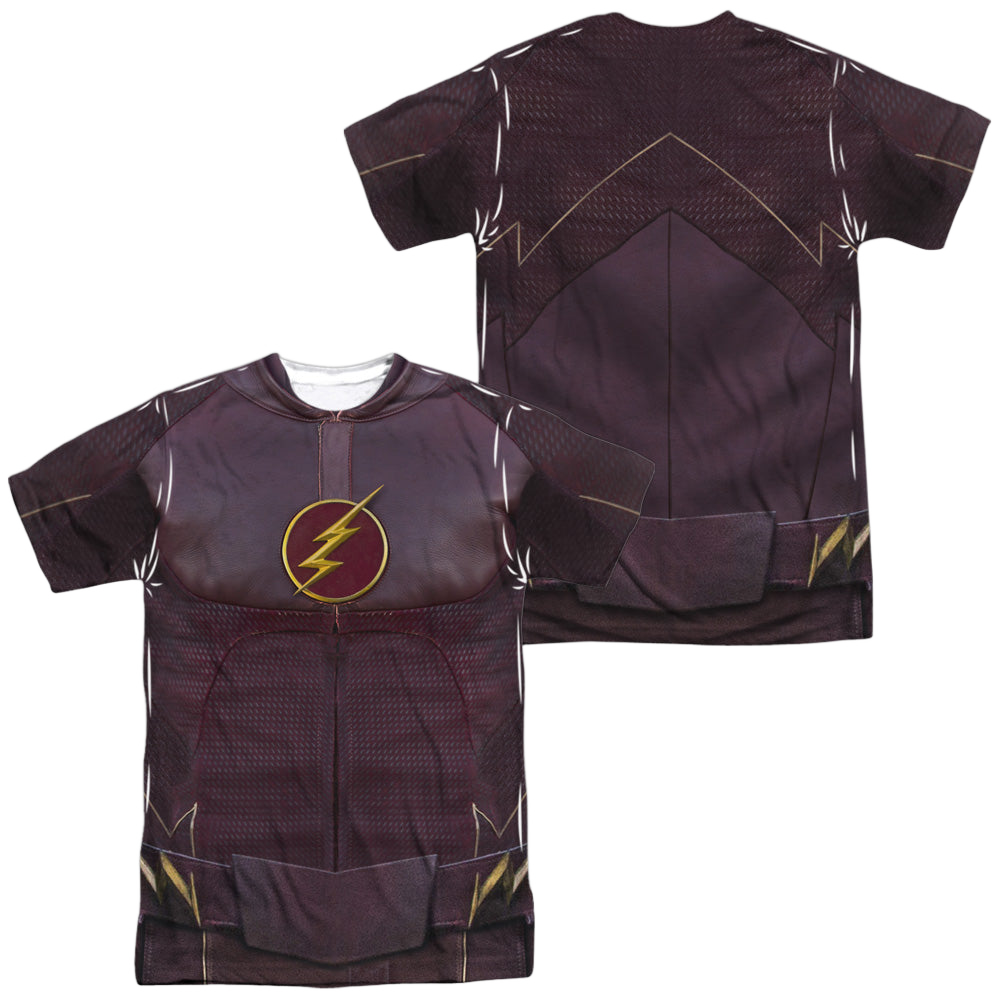 Flash, The (TV Series) Flash Uniform (Front/Back Print) - Men's All-Over Print T-Shirt Men's All-Over Print T-Shirt The Flash