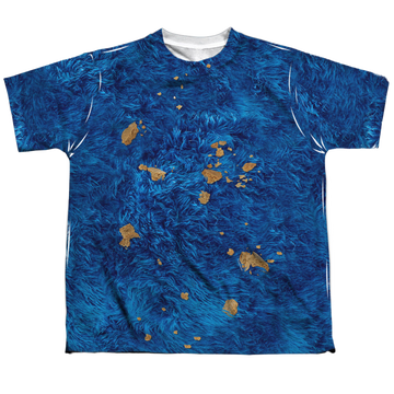 Sesame Street Cookie Moster Costume youth all-over print t-shirt for ages 8 to 12
