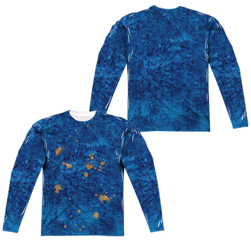 Sesame Street Cookie Moster Costume men's all-over print long sleeve