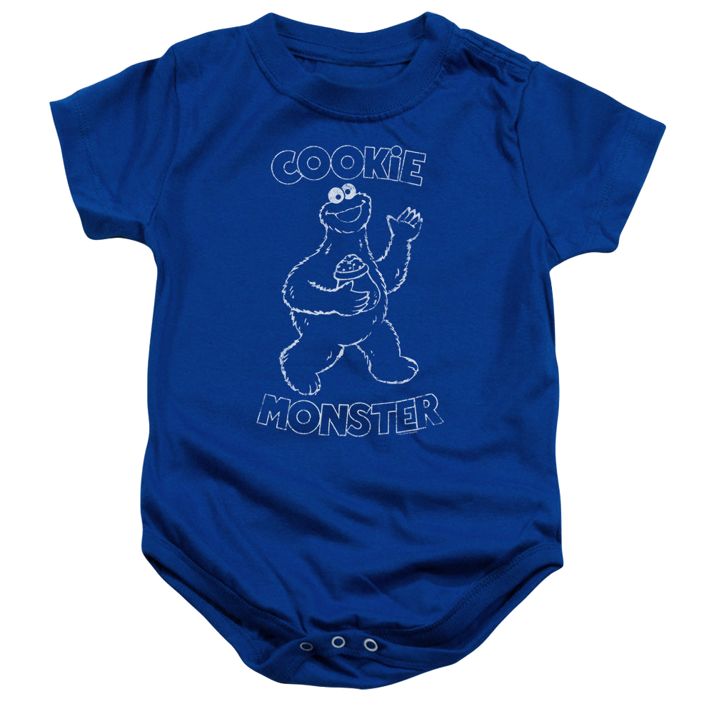 Sesame Street Simple Cookie - Baby Bodysuit Baby Bodysuit Sesame Street