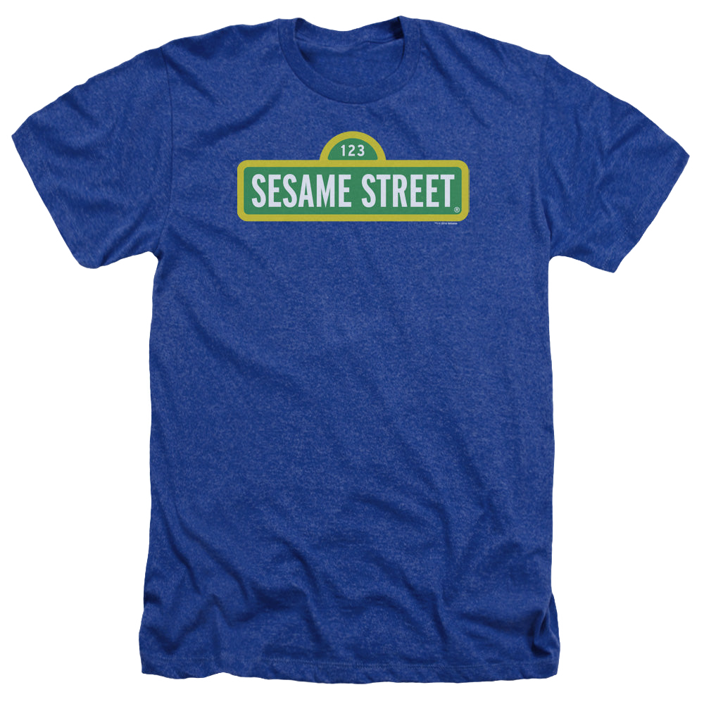 Sesame Street Logo - Men's Heather T-Shirt Men's Heather T-Shirt Sesame Street