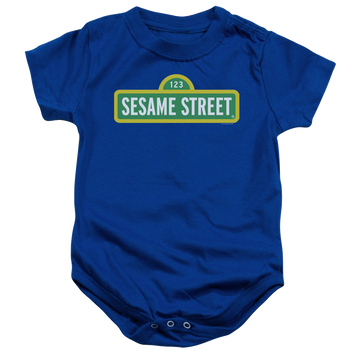 Royal baby bodysuit with Sesame Street Logo graphic