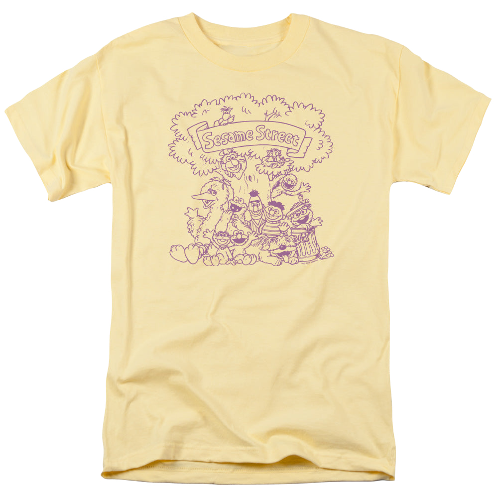 Sesame Street Simple Street - Men's Regular Fit T-Shirt Men's Regular Fit T-Shirt Sesame Street