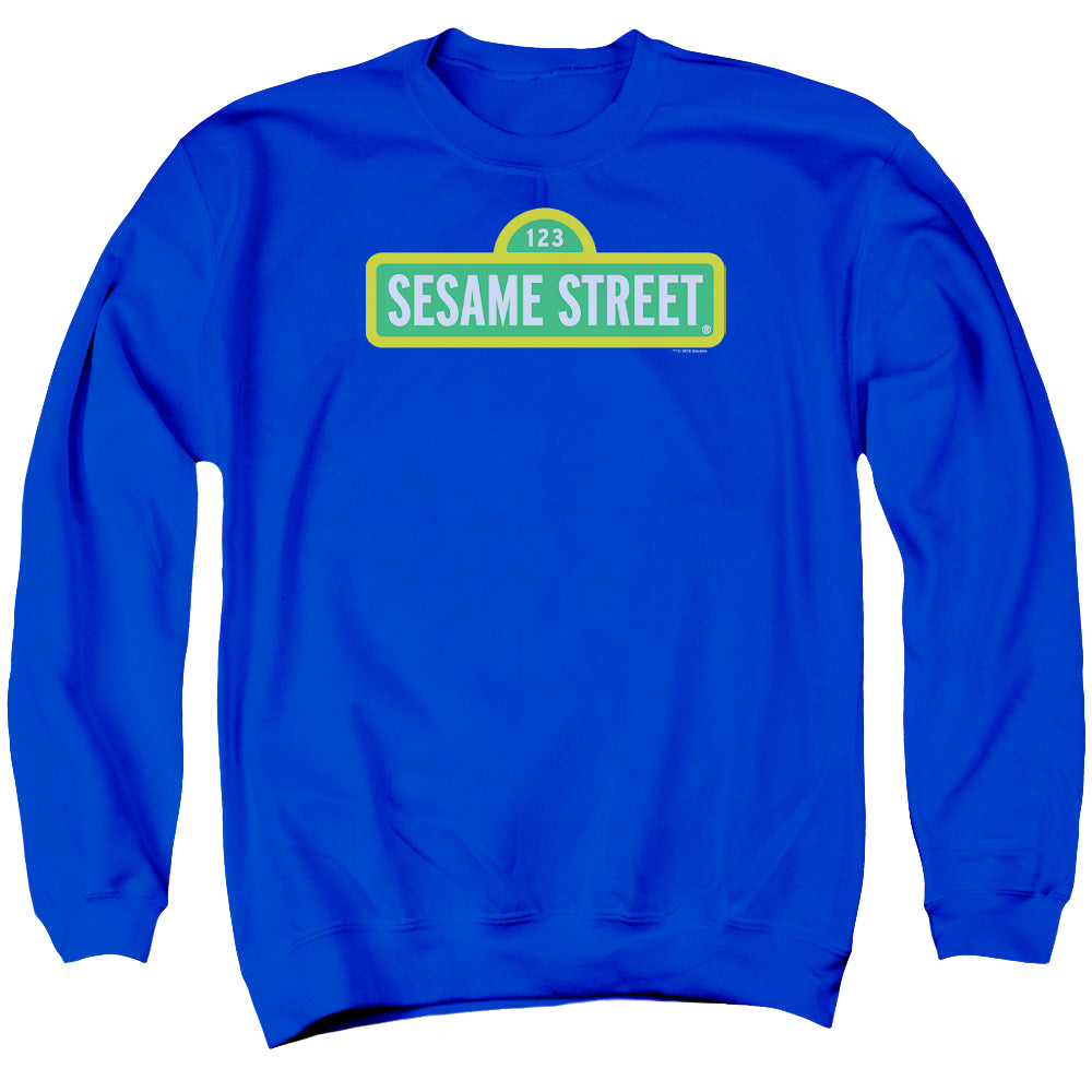 Sesame Street Logo - Men's Crewneck Sweatshirt Men's Crewneck Sweatshirt Sesame Street