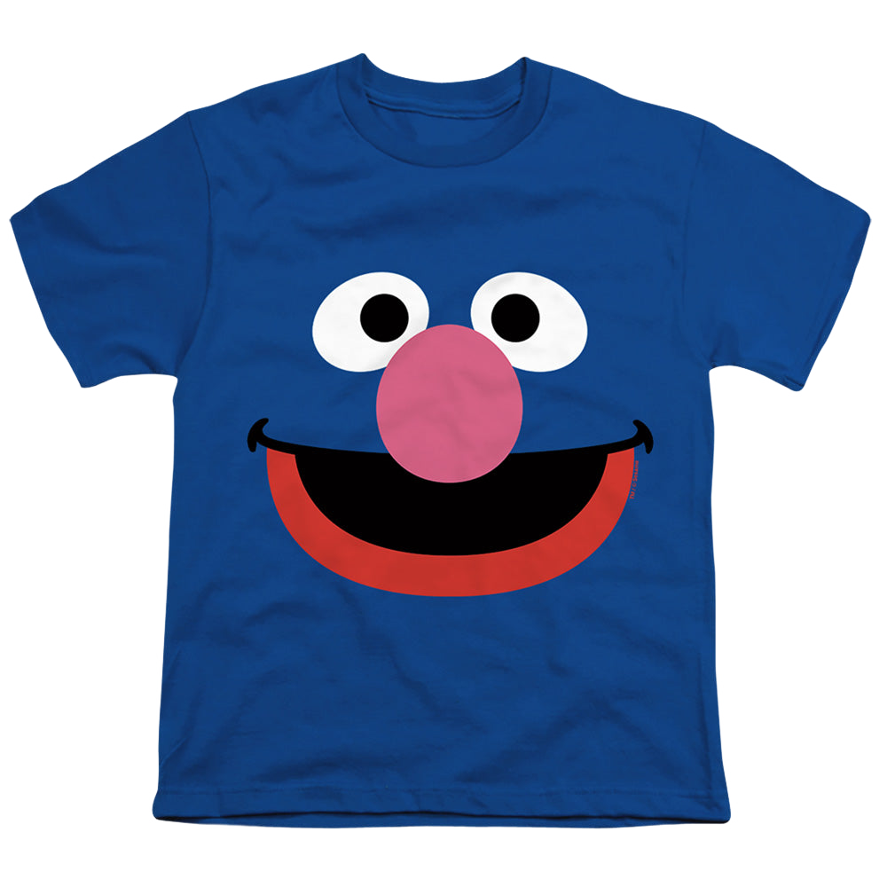 Sesame Street Grover Face - Youth T-Shirt Youth T-Shirt (Ages 8-12) Sesame Street