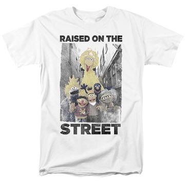Sesame Street Raised On The Streets - Men's Regular Fit T-Shirt Men's Regular Fit T-Shirt Sesame Street