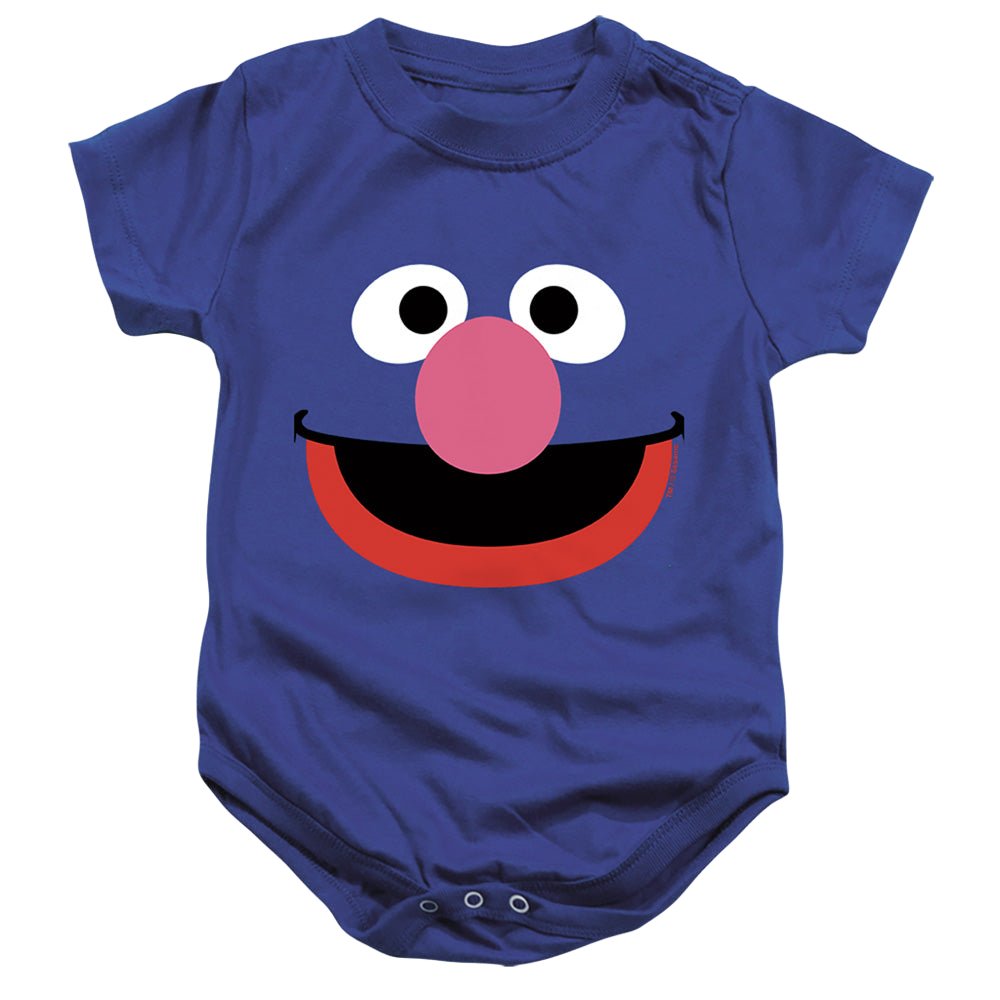Sesame Street Grover Face - Baby Bodysuit Baby Bodysuit Sesame Street