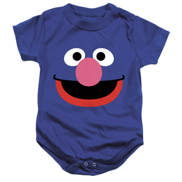 Royal baby bodysuit with Sesame Street Grover Face graphic