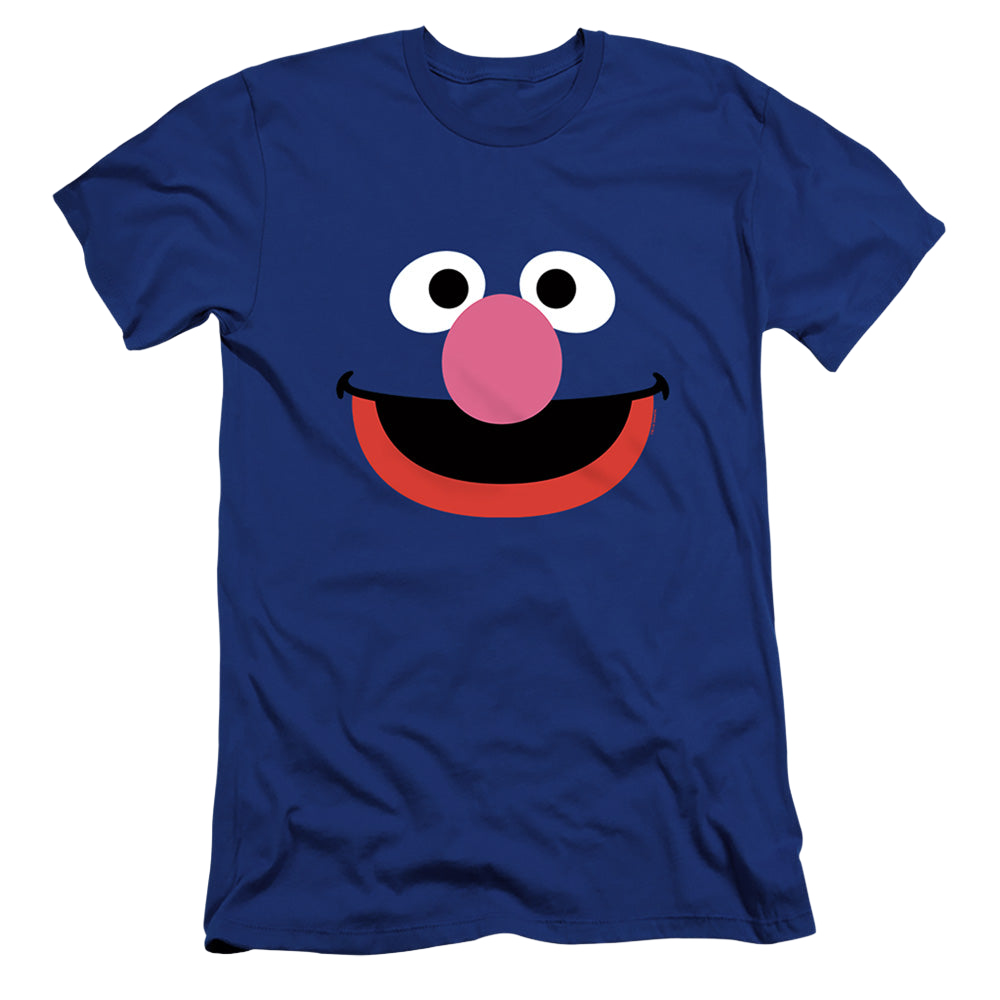 Sesame Street Grover Face - Men's Premium Slim Fit T-Shirt Men's Premium Slim Fit T-Shirt Sesame Street