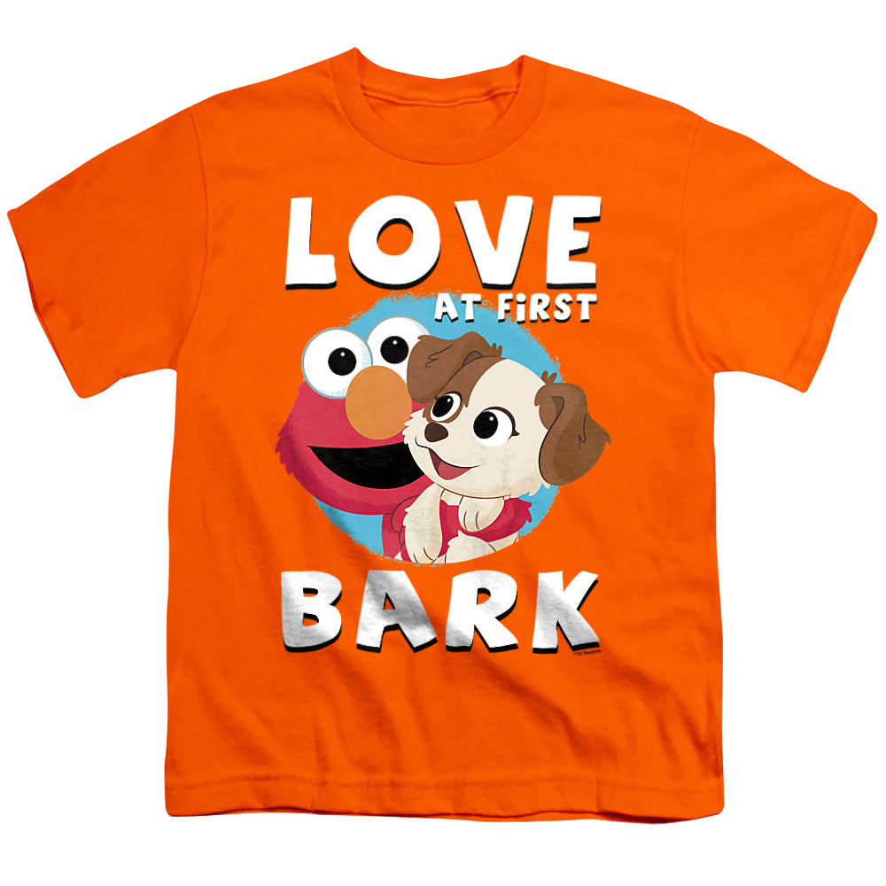 Sesame Street Love At First Bark - Youth T-Shirt Youth T-Shirt (Ages 8-12) Sesame Street