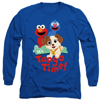 Royal men's long sleeve t-shirt with Sesame Street Tango Time graphic