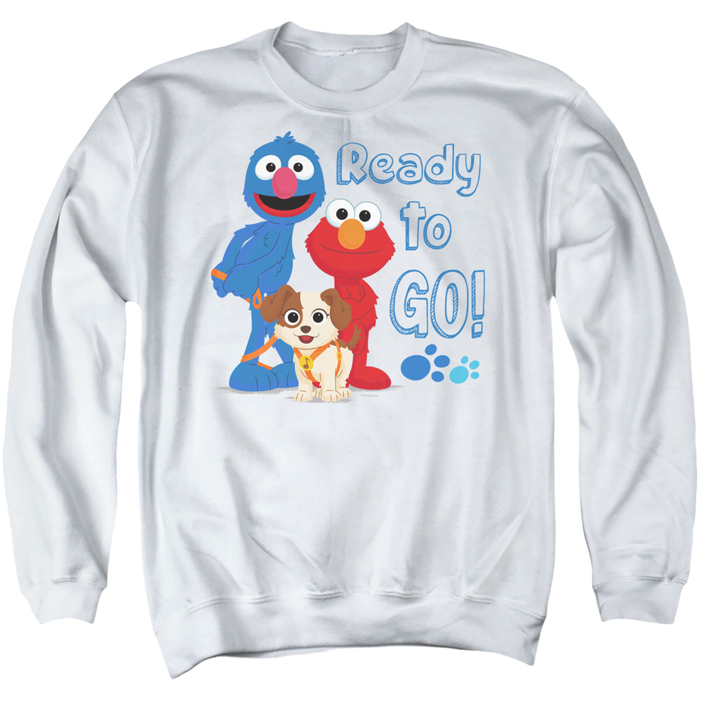 Sesame Street Ready To Go - Men's Crewneck Sweatshirt Men's Crewneck Sweatshirt Sesame Street