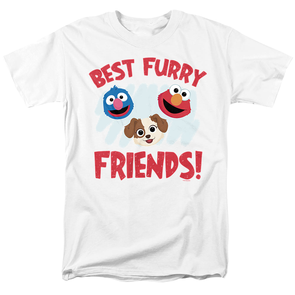 Sesame Street Best Furry Friends - Men's Regular Fit T-Shirt Men's Regular Fit T-Shirt Sesame Street