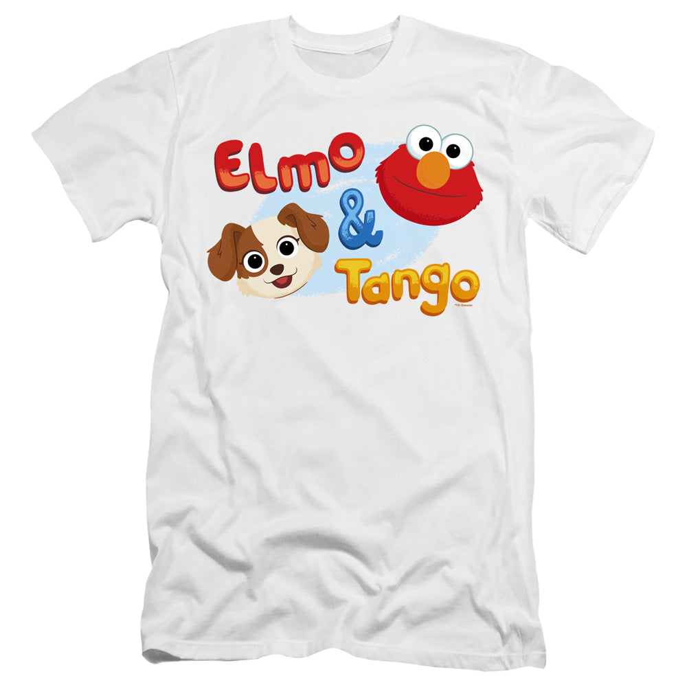 Sesame Street Elmo & Tango - Men's Premium Slim Fit T-Shirt Men's Premium Slim Fit T-Shirt Sesame Street