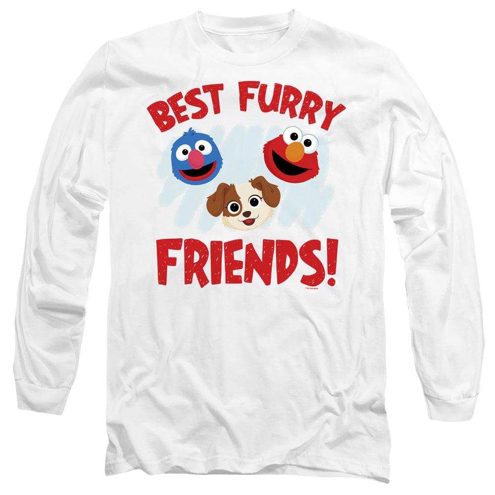 Sesame Street Best Furry Friends - Men's Long Sleeve T-Shirt Men's Long Sleeve T-Shirt Sesame Street