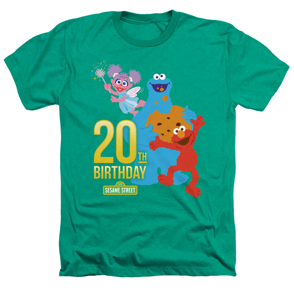 Sesame Street 20Th Birthday Group - Men's Heather T-Shirt Men's Heather T-Shirt Sesame Street