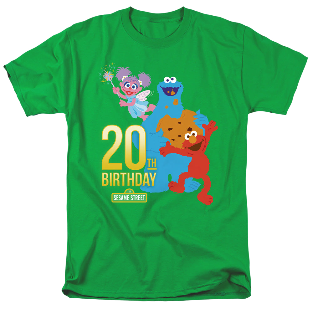 Sesame Street 20Th Birthday Group - Men's Regular Fit T-Shirt Men's Regular Fit T-Shirt Sesame Street