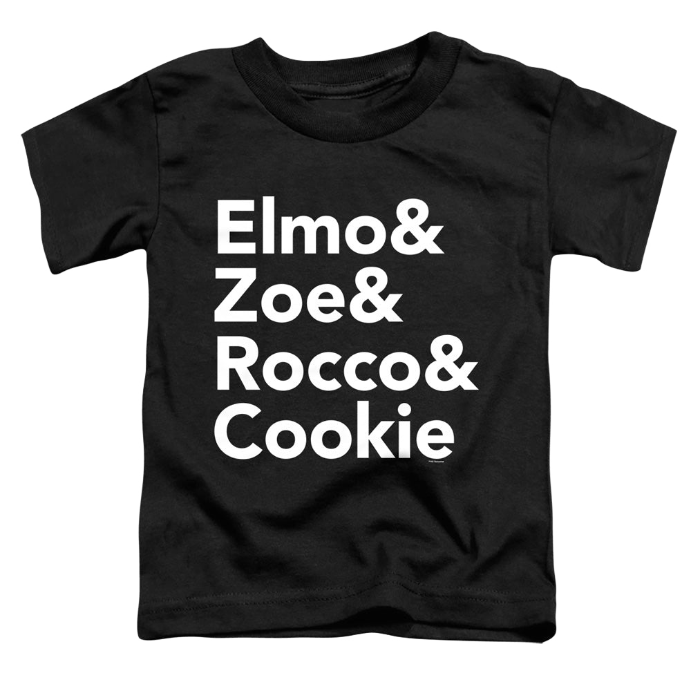 Sesame Street Elmo And Zoe And Friends - Kid's T-Shirt Kid's T-Shirt (Ages 4-7) Sesame Street