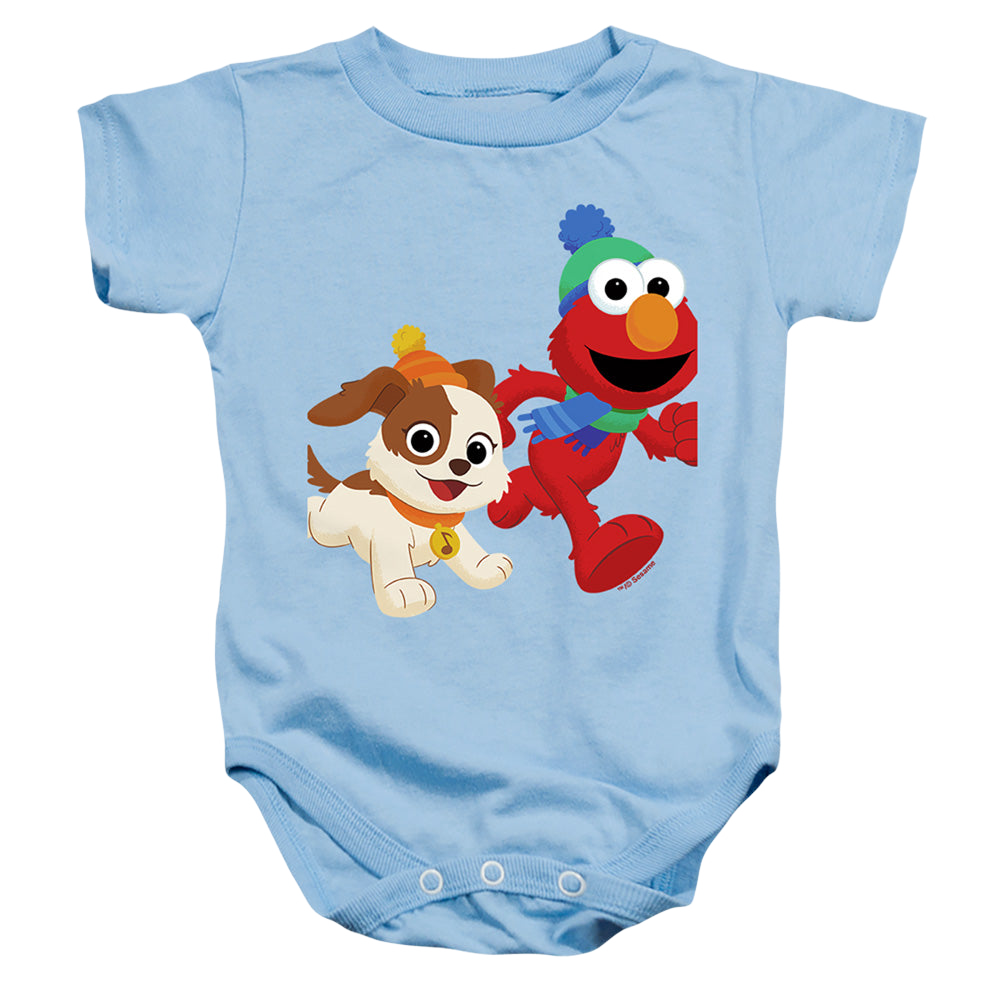 Sesame Street Best Friends, Elmo And Tango Winter Fun - Baby Bodysuit Baby Bodysuit Sesame Street