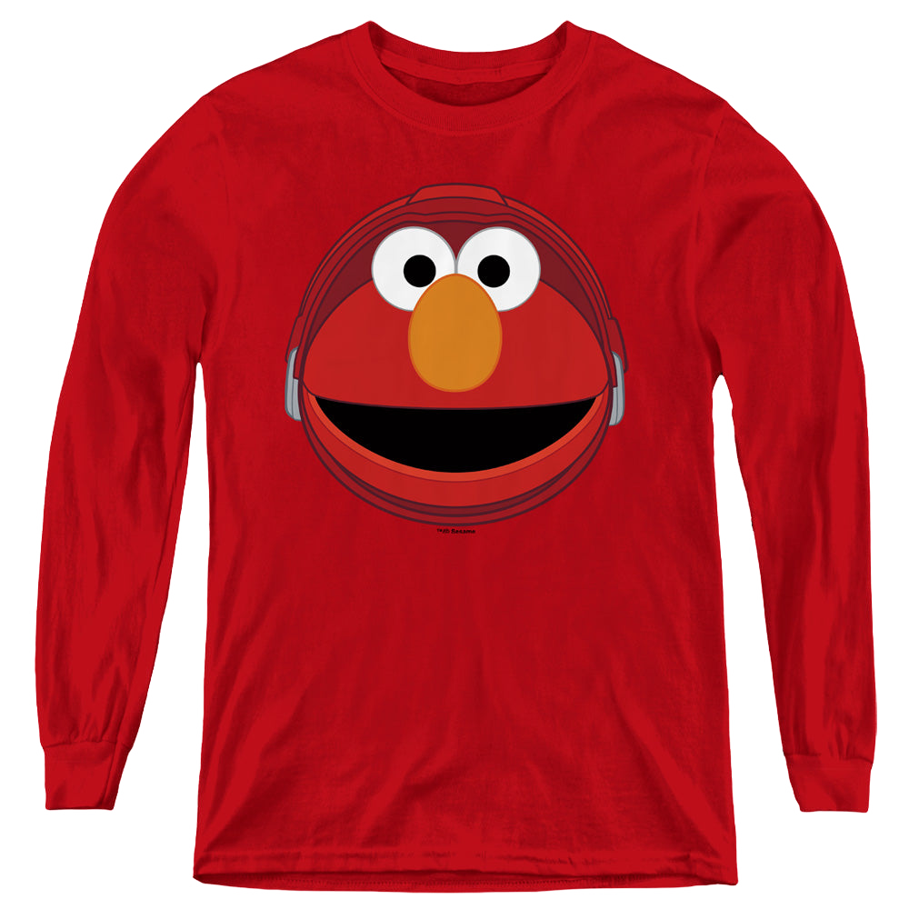 Sesame Street Mecha Elmo Face - Youth Long Sleeve T-Shirt Youth Long Sleeve T-Shirt Sesame Street