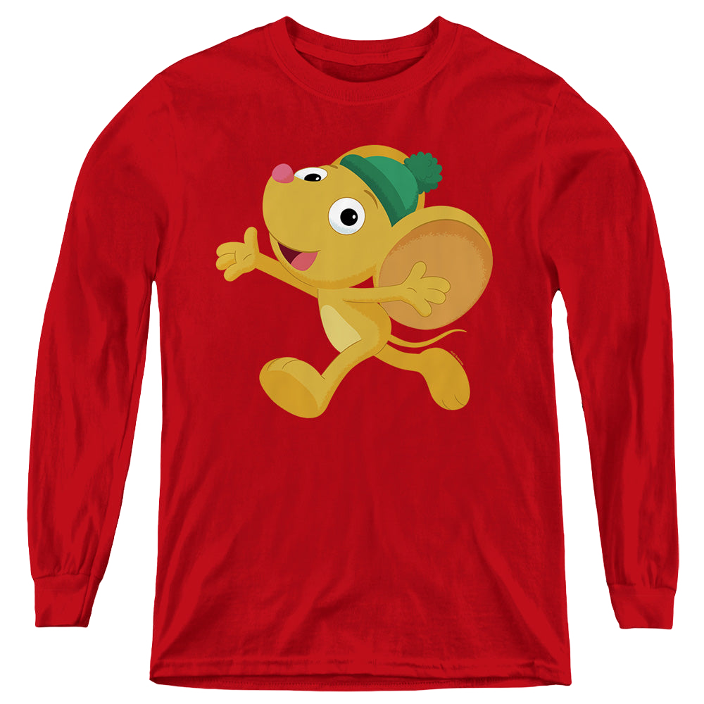 Sesame Street Furry Friend, Little Mouse - Youth Long Sleeve T-Shirt Youth Long Sleeve T-Shirt Sesame Street