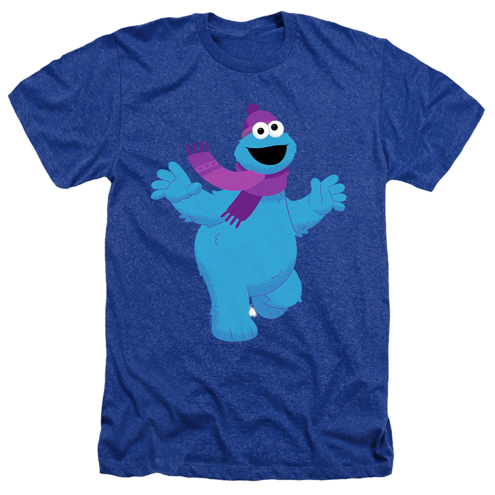 Sesame Street Furry Friends Forever! Cookie Monster - Men's Heather T-Shirt Men's Heather T-Shirt Sesame Street