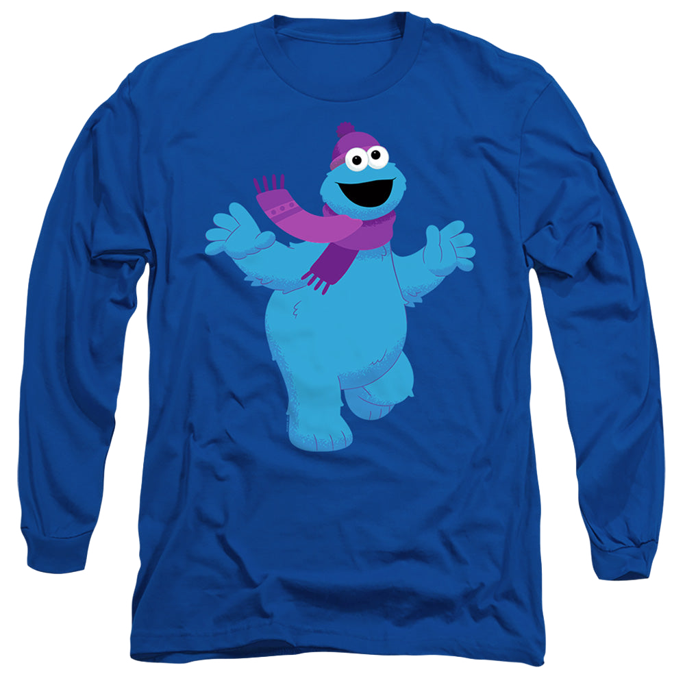 Sesame Street Furry Friends Forever! Cookie Monster - Men's Long Sleeve T-Shirt Men's Long Sleeve T-Shirt Sesame Street