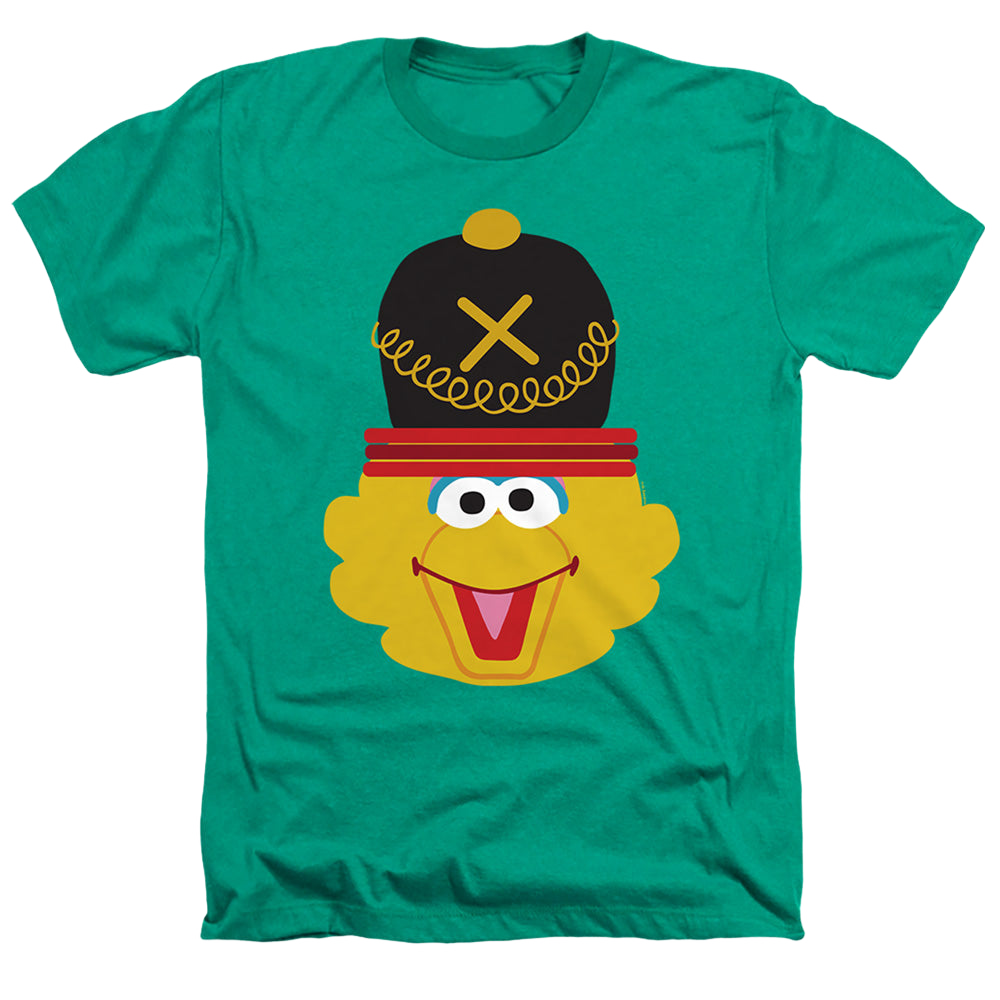Sesame Street Christmas Nutcracker Big Bird - Men's Heather T-Shirt Men's Heather T-Shirt Sesame Street