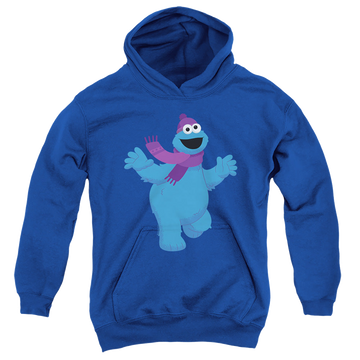 Royal youth hoodie for ages 8 to 12 with Sesame Street Furry Friends Forever! Cookie Monster graphic