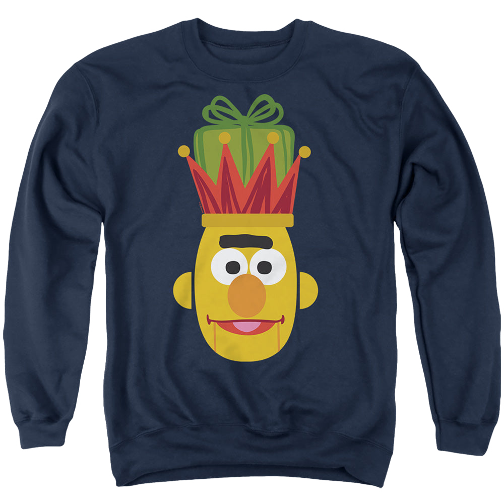 Sesame Street Christmas Nutcracker Bert - Men's Crewneck Sweatshirt Men's Crewneck Sweatshirt Sesame Street