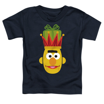 Navy toddler t-shirt with Sesame Street Christmas Nutcracker Bert graphic
