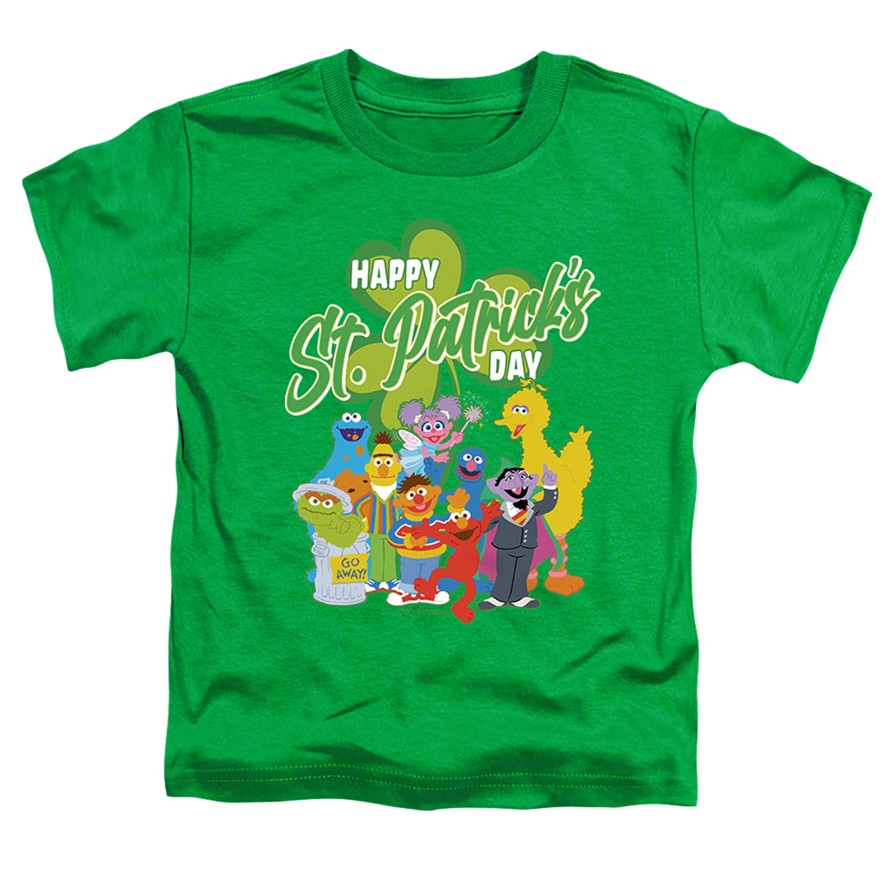 Sesame Street St. Patrick'S Day Big Bird Elmo Cookie Monster - Toddler T-Shirt Toddler T-Shirt Sesame Street