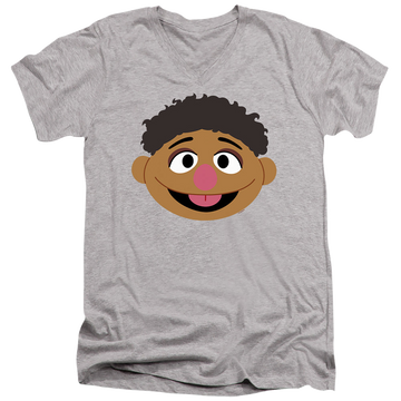 Sesame Street Tamir Face - Men's V-Neck T-Shirt Men's V-Neck T-Shirt Sesame Street