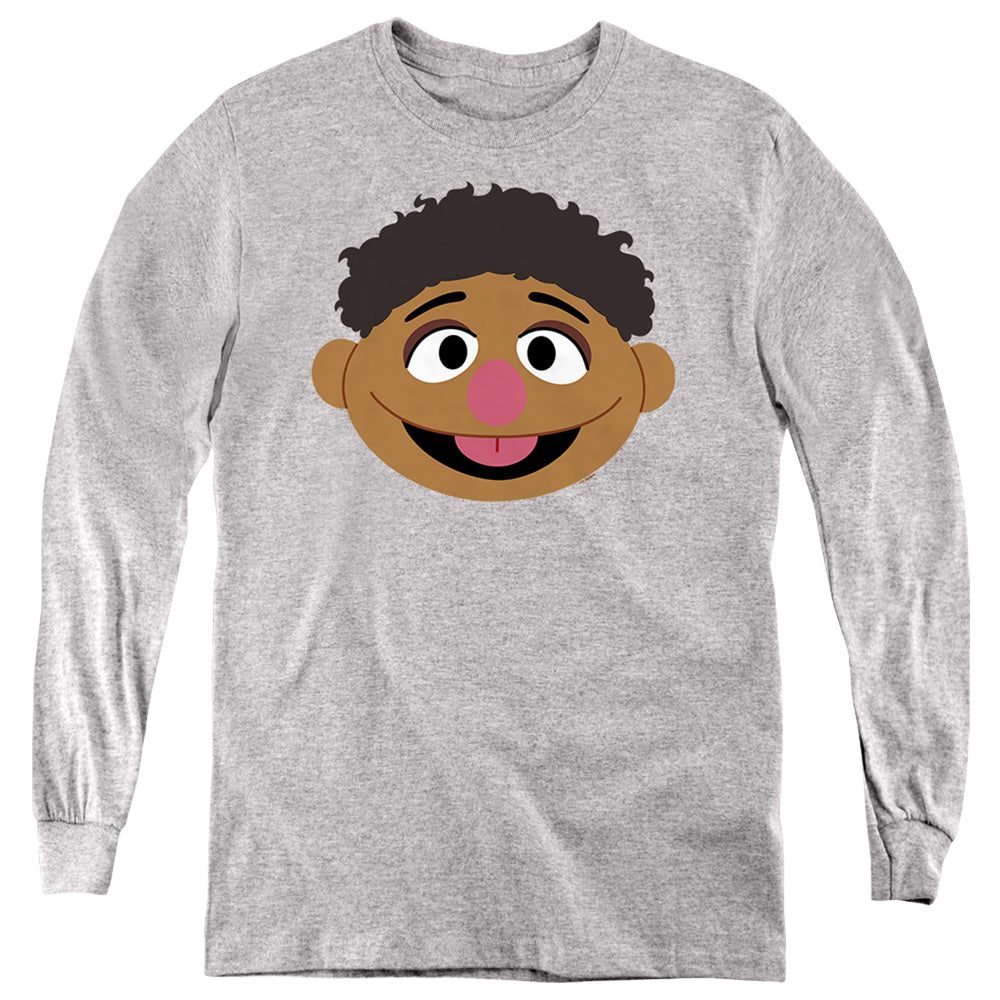 Sesame Street Tamir Face - Youth Long Sleeve T-Shirt Youth Long Sleeve T-Shirt Sesame Street