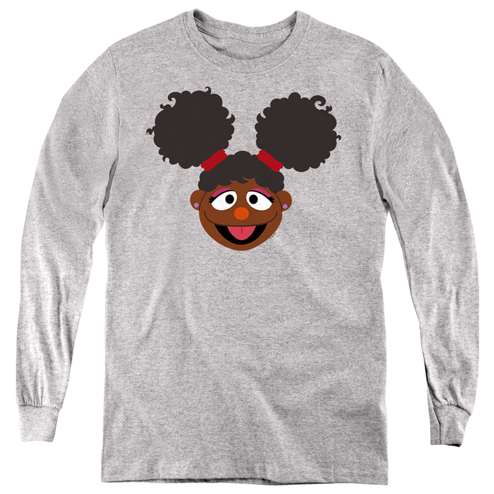 Sesame Street Gabrielle Face - Youth Long Sleeve T-Shirt Youth Long Sleeve T-Shirt Sesame Street