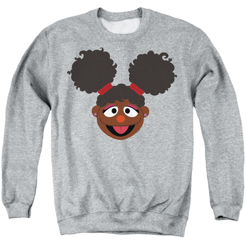 Sesame Street Gabrielle Face - Men's Crewneck Sweatshirt Men's Crewneck Sweatshirt Sesame Street