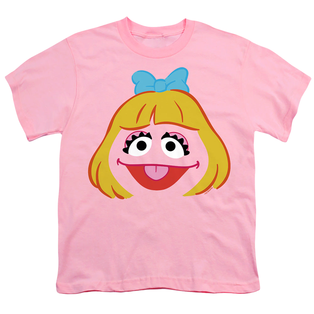 Sesame Street Prairie Dawn Face - Youth T-Shirt Youth T-Shirt (Ages 8-12) Sesame Street
