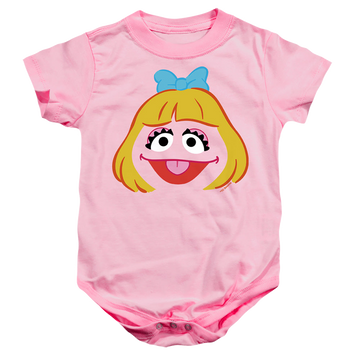 Sesame Street Prairie Dawn Face - Baby Bodysuit Baby Bodysuit Sesame Street
