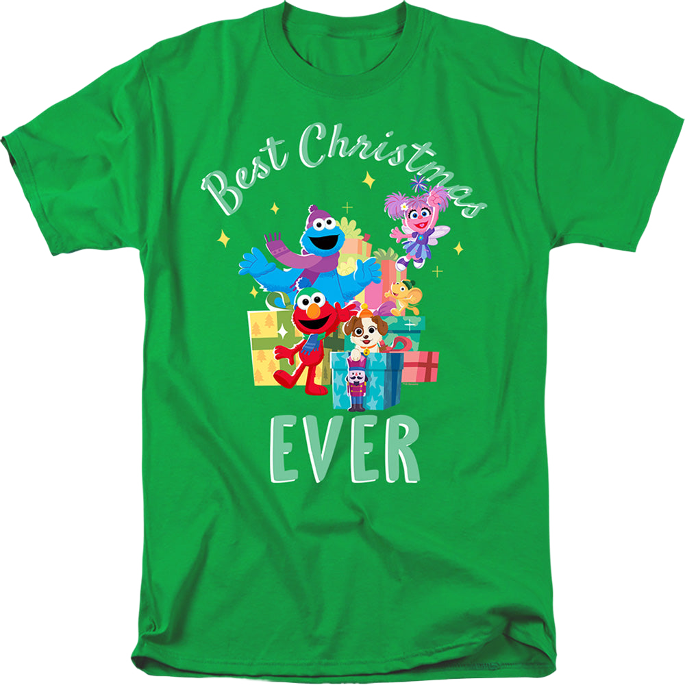 Sesame Street Merry Christmas Elmo, Tango, Abby Cadabby - Men's Regular Fit T-Shirt Men's Regular Fit T-Shirt Sesame Street
